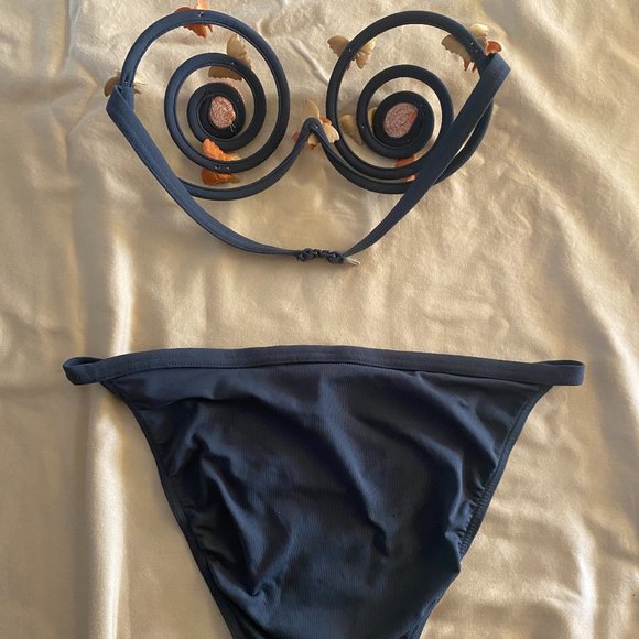 Nicole Olivier RARE butterfly bikini set - Picture 2 of 7